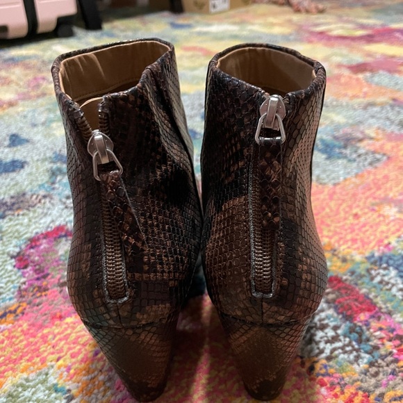 Steve Madden Nerine snake-skin booties - Picture 3 of 6